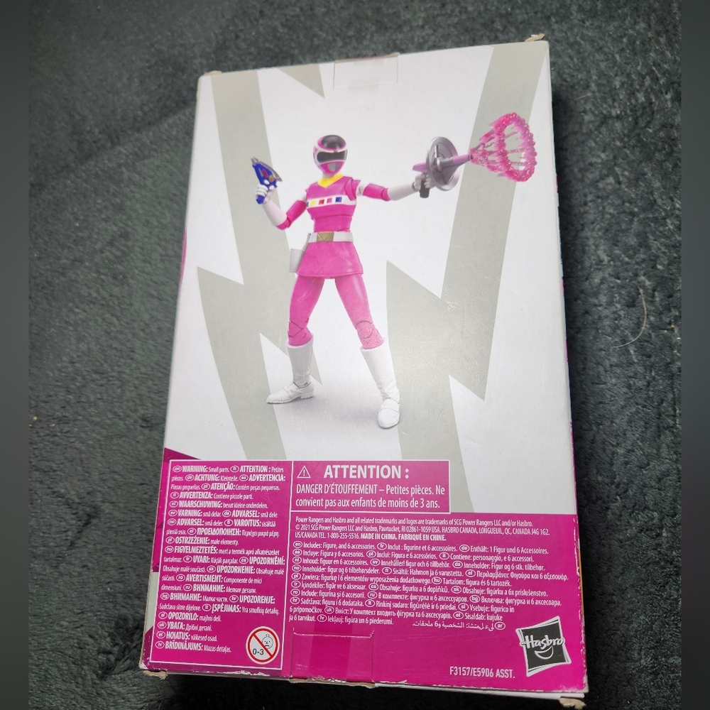 Hasbro Power Rangers Lightning Collection In Space Pink Ranger action figure NIB - Picture 6 of 7